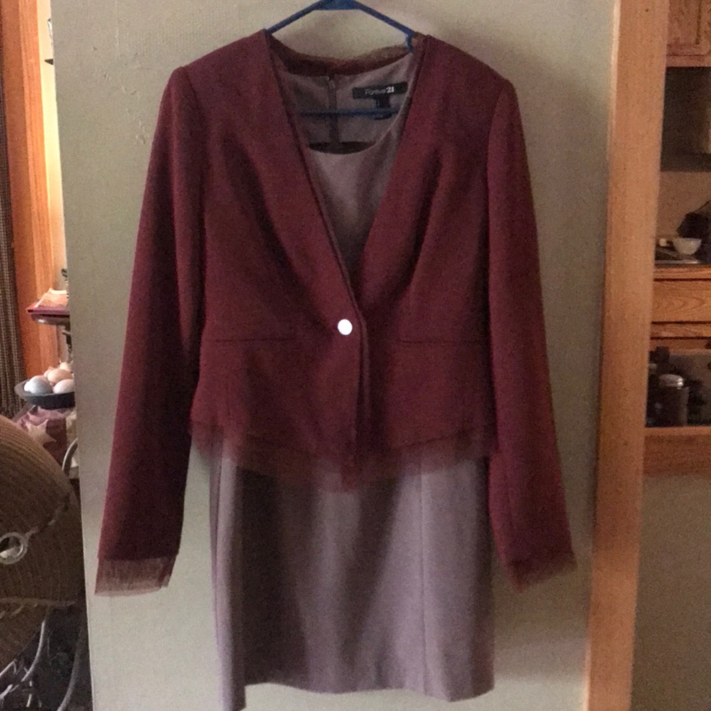 Dress with jacket